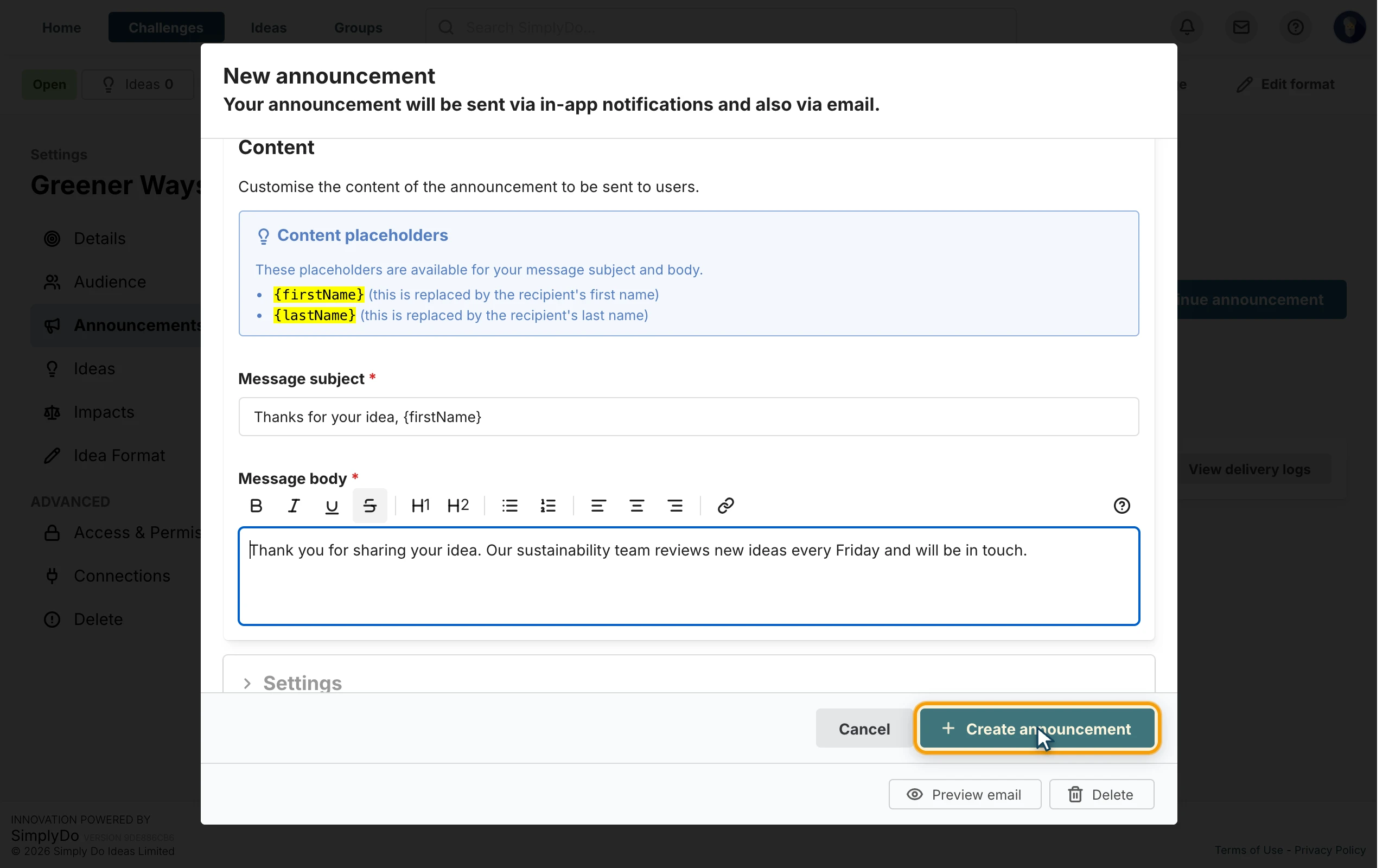 Where to click for instruction 6