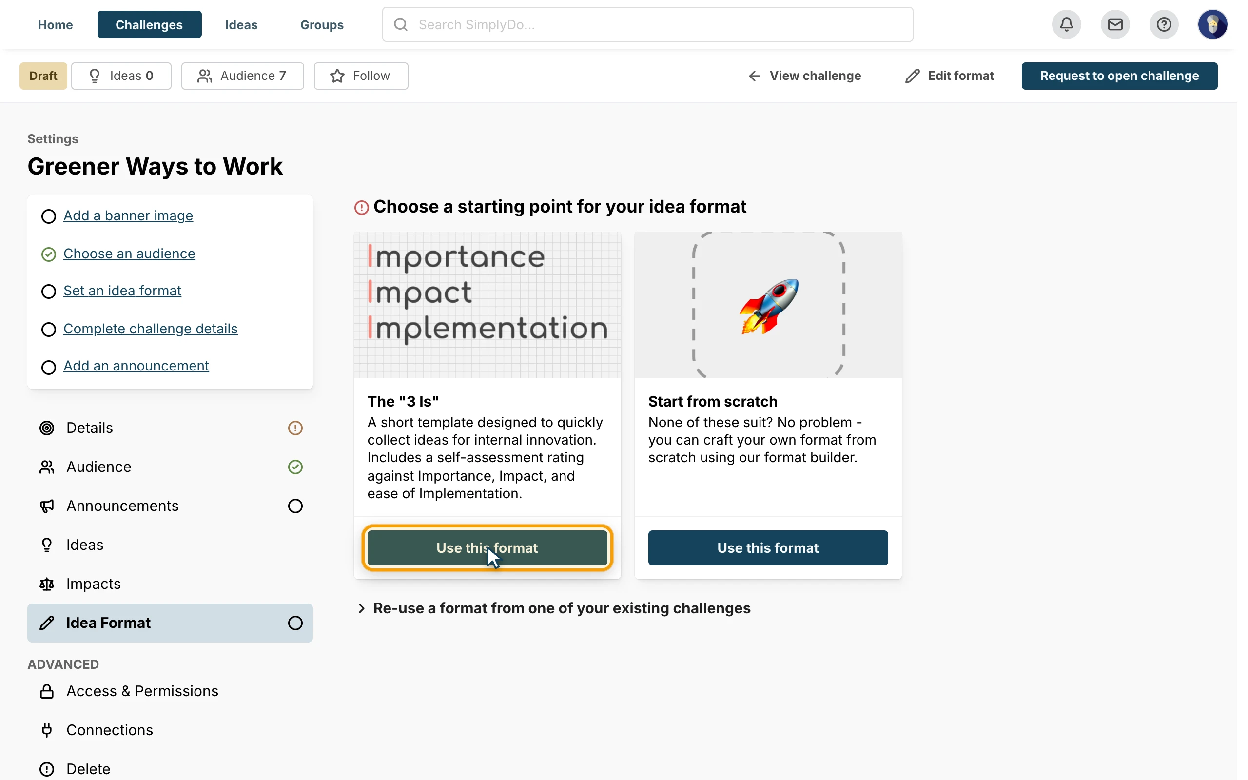 Where to click for instruction 1