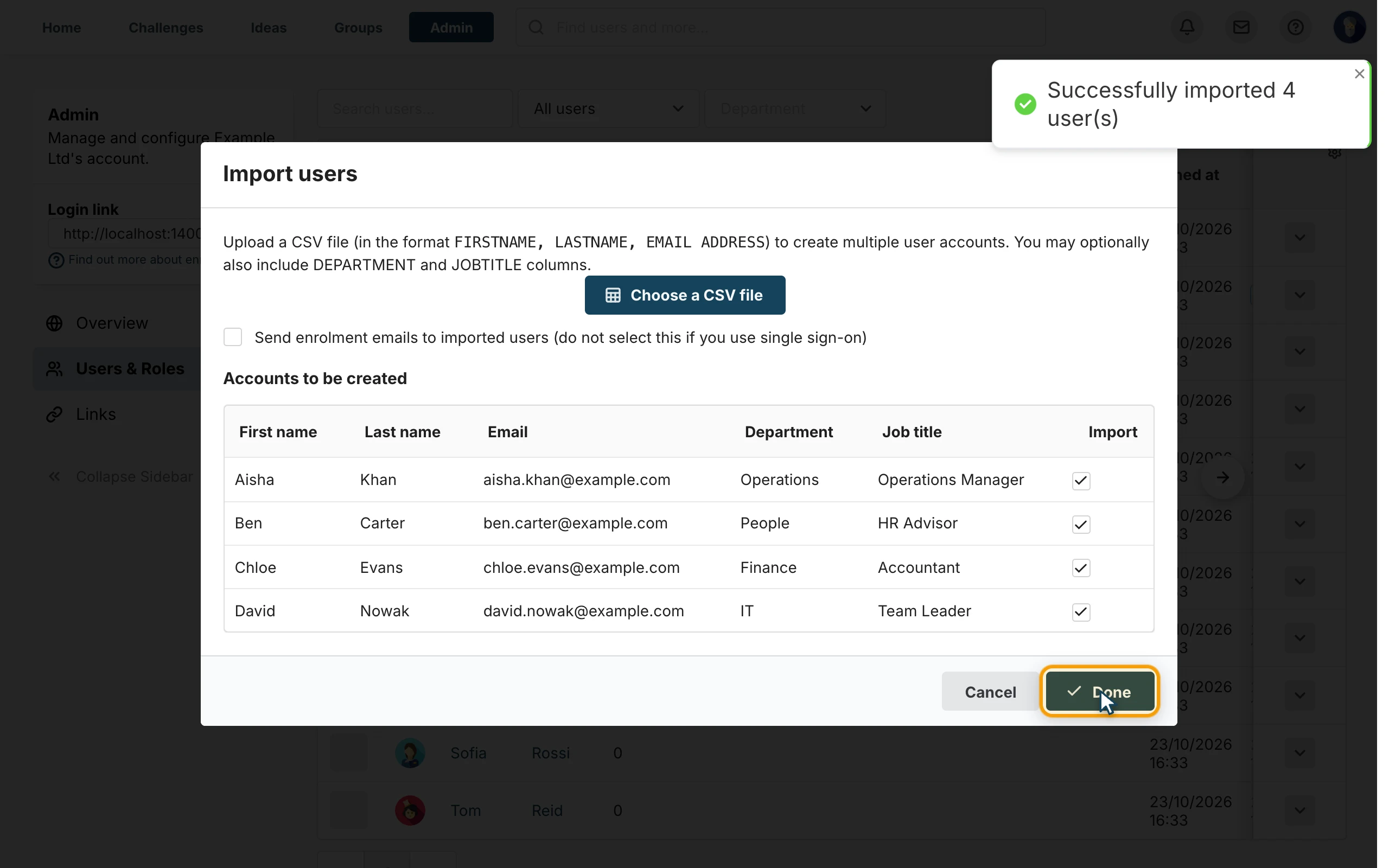 Where to click for instruction 6