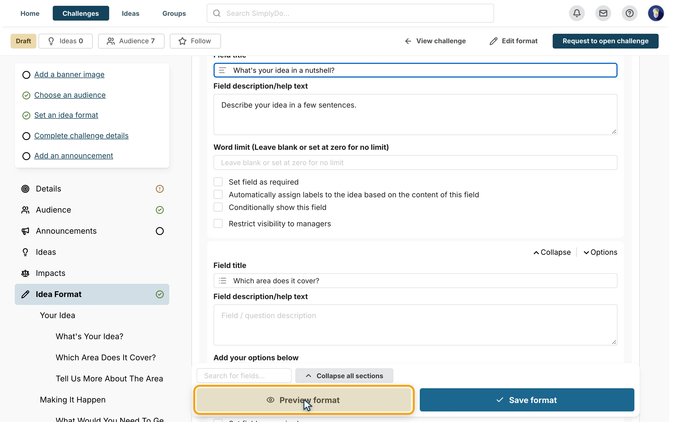 Where to click for instruction 2